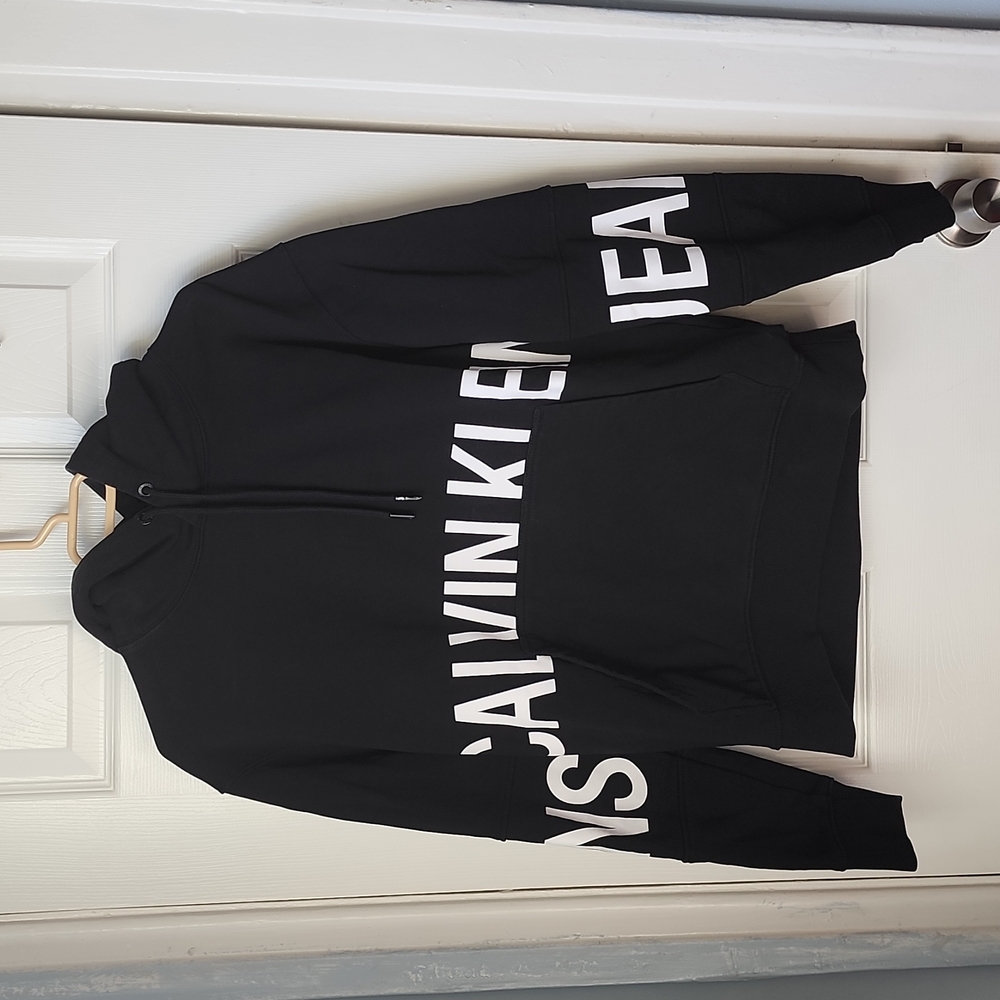 Calvin Klein Jeans Spellout Blocking Hoodie